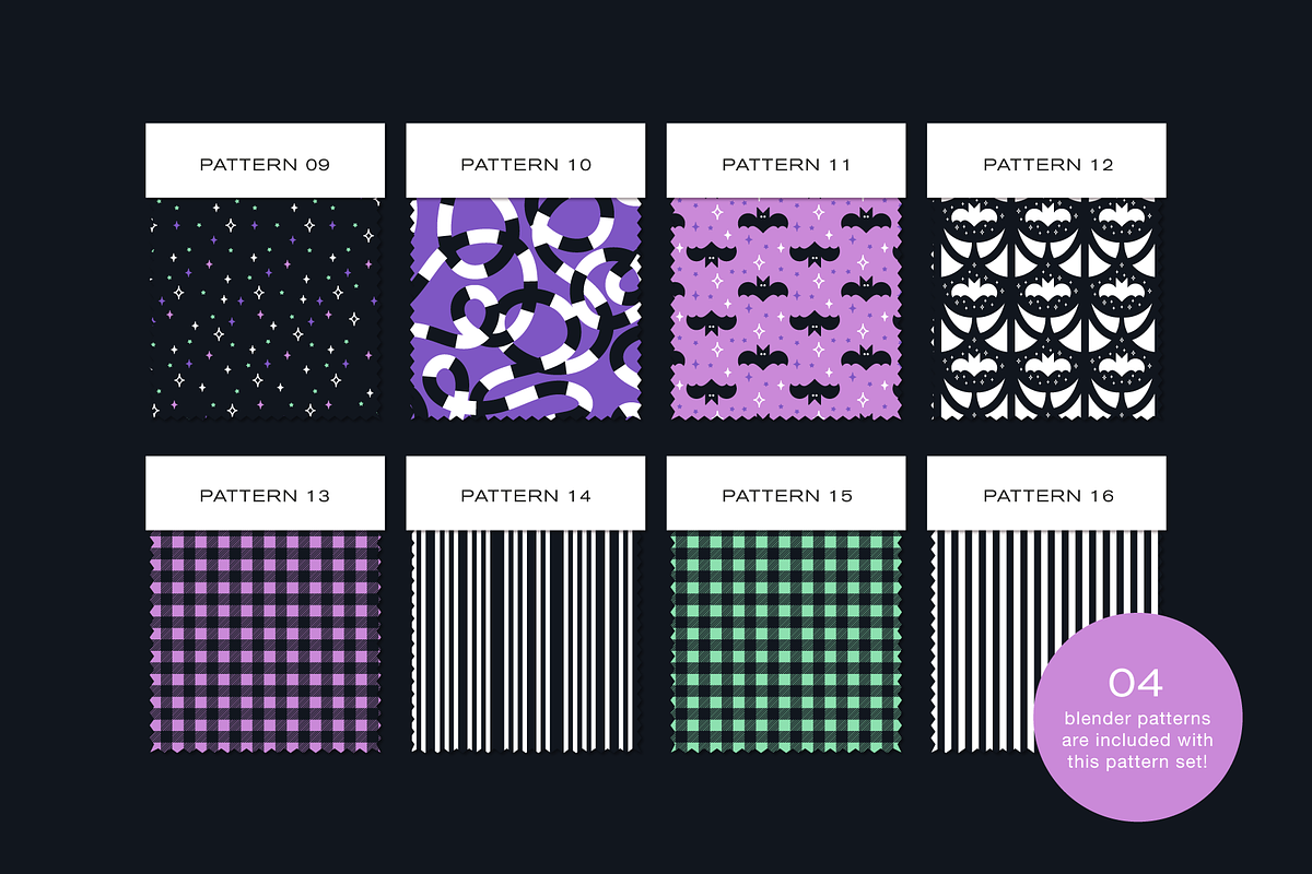 Strange Ghosts Halloween Pattern Set, a Pattern Graphic by Rxmi Studio (Photo 9 of 10)