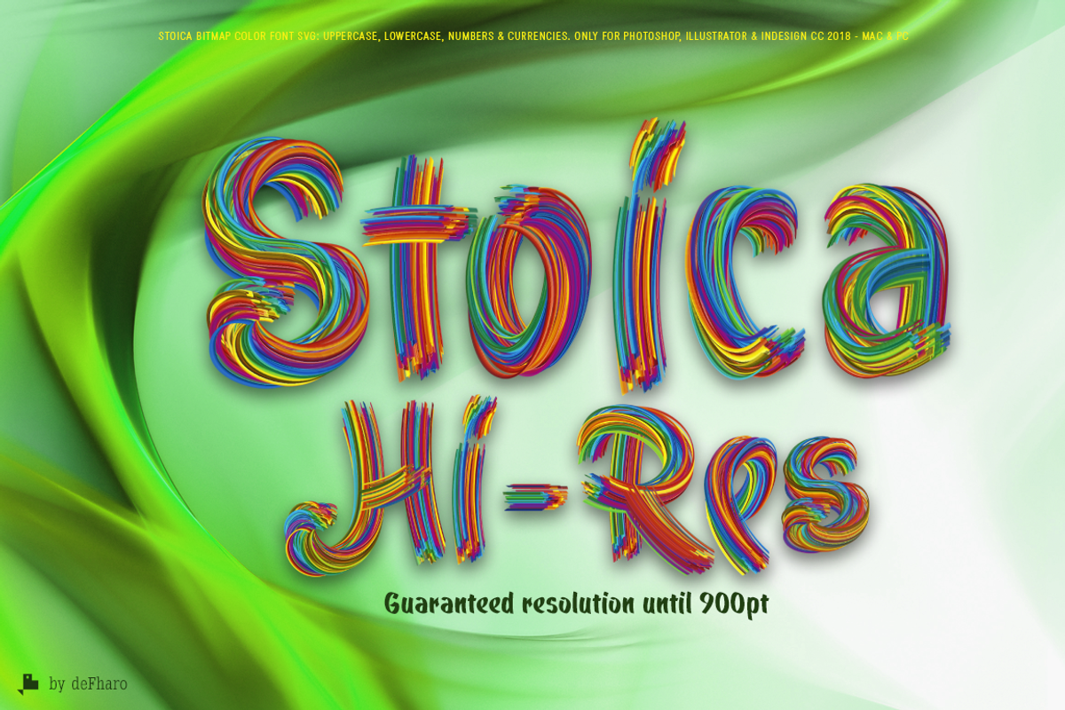 Stoica - Bitmat SVG Color Font