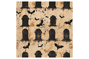 Vintage Halloween Digital Paper, a Pattern Graphic by Chromolume Studio (Thumbnail 26 of 28)