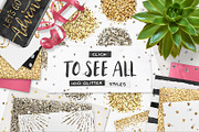100 Glitter Ai Swatches + Extras!, a Layer Style Add-On by Pink Coffie (Thumbnail 3 of 5)