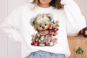 Whimsical Summer Teddy Bear Clipart, an Illustration by Craft Nest (Thumbnail 10 of 12)