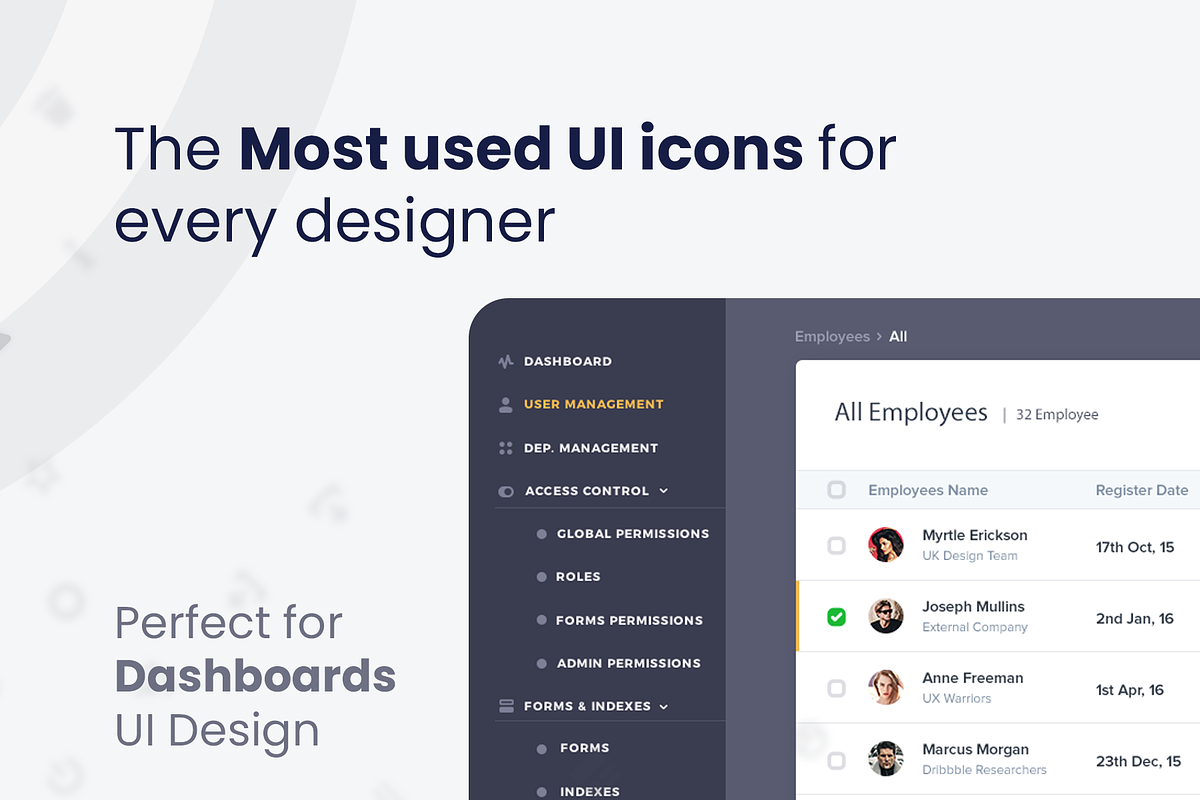 BeBold Essentials UI Icon Pack, an Icon by 80.design (Photo 3 of 6)