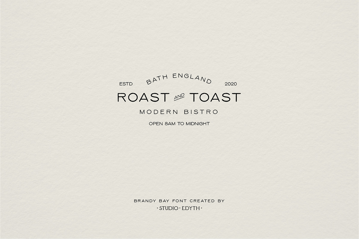 Brandy Bay - A hand drawn font preview 4