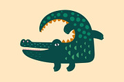 Cute baby crocodiles illustrations, an Animal Illustration by MoleskoStudio (Thumbnail 19 of 23)