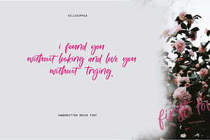 Villosophia - Handwritten Font