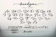 Handgone a handwritten font, a Handwritten Font by Basnistudio (Thumbnail 13 of 16)