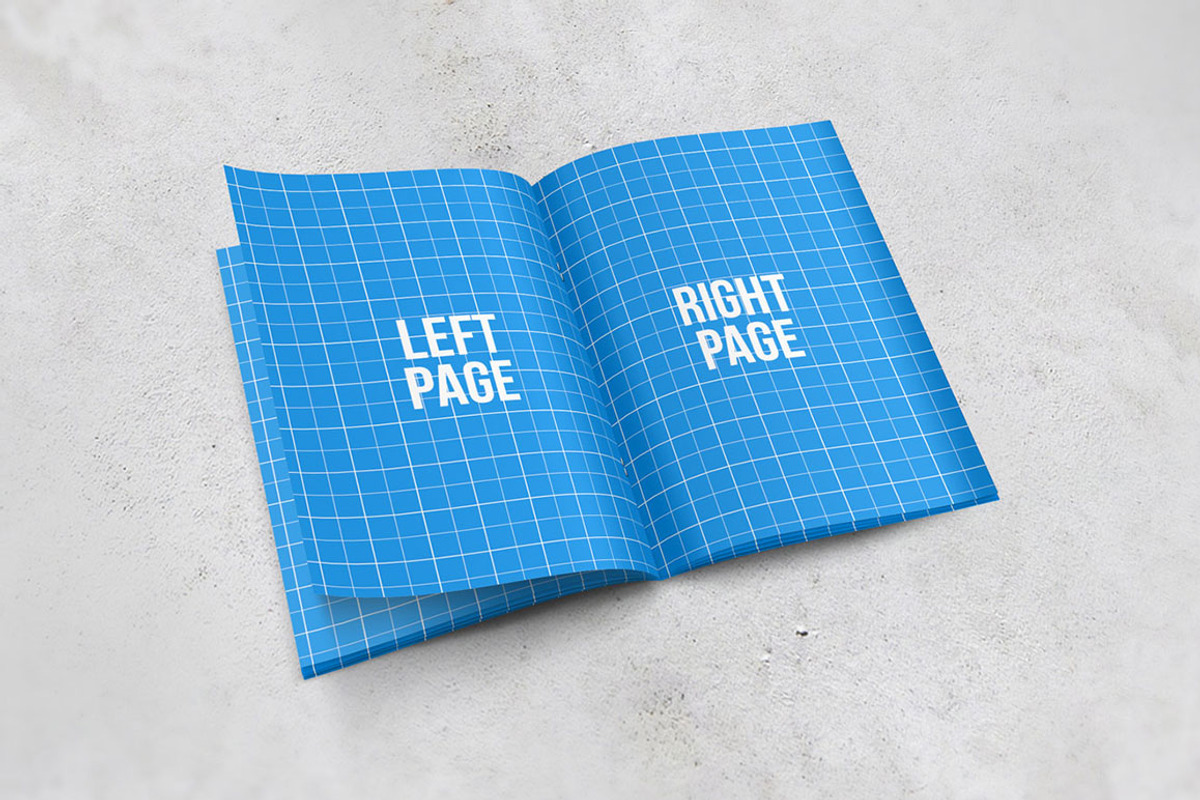 A4 Brochure Catalog Mockups, a Print Template by Kongkow (Photo 1 of 9)