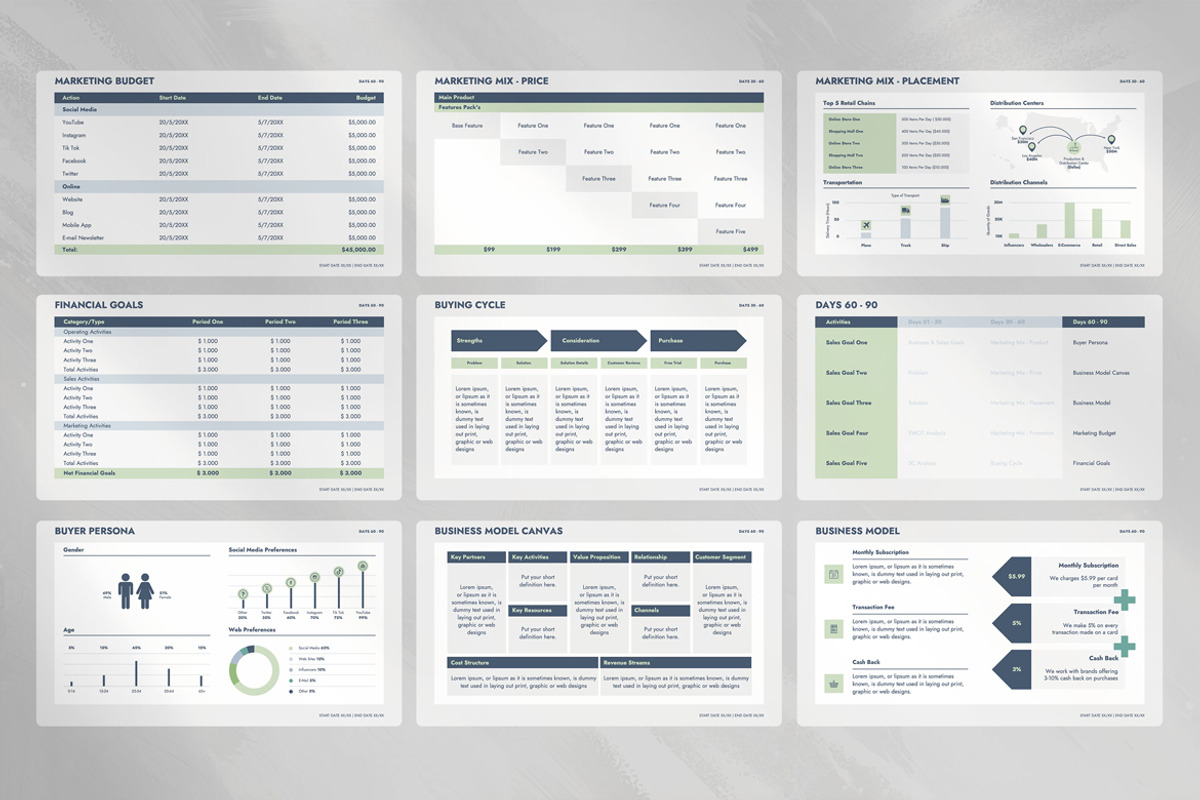 30-60-90 Day Sales Plan Presentation, a Presentation Template by JetzTemplates (Photo 3 of 5)