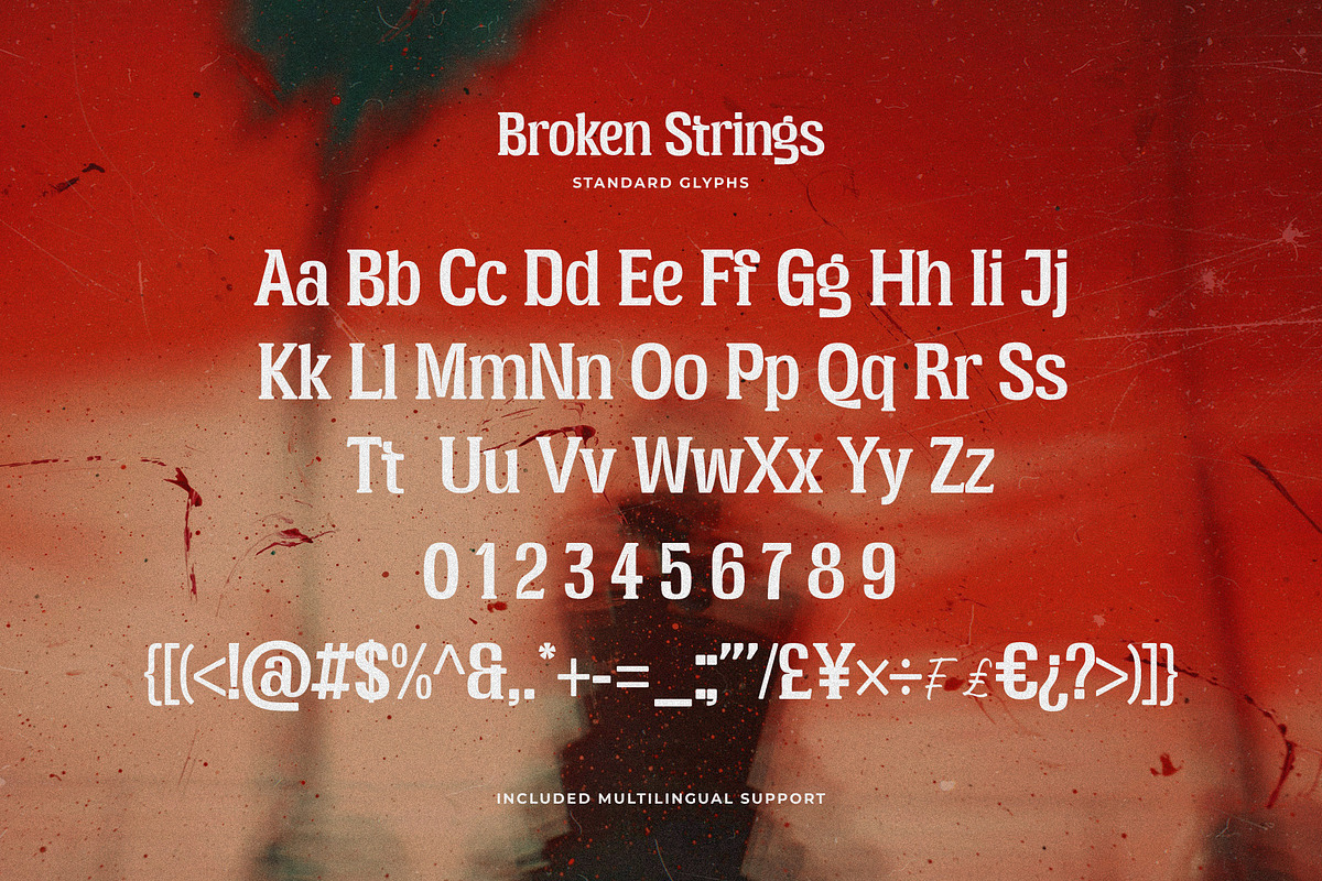 Broken Strings Retro Serif Font, a Serif Font by Heinzel Std (Photo 13 of 15)