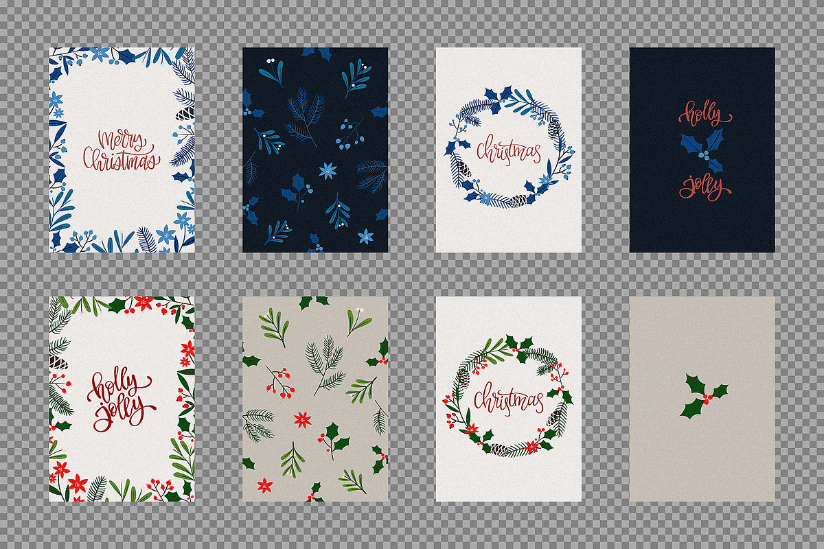 Christmas Branches Collection, a Pattern Graphic by Kokoshka (Photo 5 of 10)