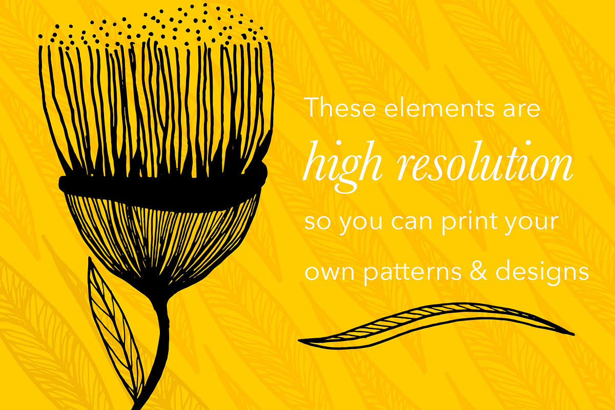Decorative Sunflower Line Art Bundle, a Decorative Illustration by kristiangallagher (Photo 2 of 9)