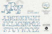 Blue monogram typeface crest initial, a Decorative Illustration by GrafikBoutique (Thumbnail 1 of 3)