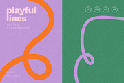 Playful Lines - Abstract Backgrounds, a Background Graphic by Léo Alexandre (Thumbnail 5 of 14)