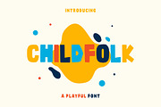 INTRO SALE! - Childfolk, a Sans Serif Font by Good Java Studio (Thumbnail 1 of 10)