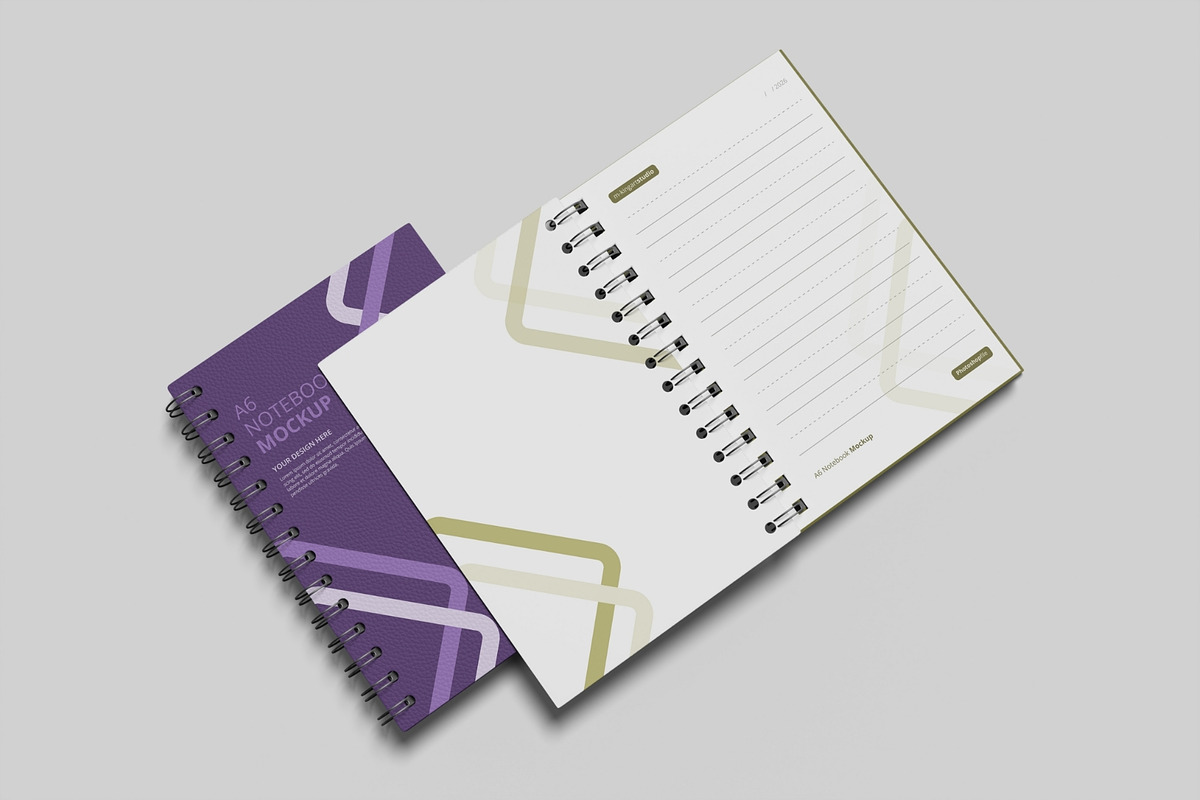 Realistic Notebook Mockup PSD, a Books & Magazine Mockup by MA-KING_ART (Photo 4 of 5)