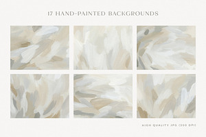 Abstract Acrylic Painted Backgrounds