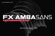 FX Ambasans - Sans Serif Family, a Sans Serif Font by Differentialtype (Thumbnail 1 of 11)