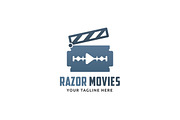 Razor Movies Logo, a Branding & Logo Template by Martin-Jamez (Thumbnail 1 of 3)