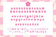 Cherry Blossom Cute Display Font, a Sans Serif Font by Babymimiart (Thumbnail 6 of 6)
