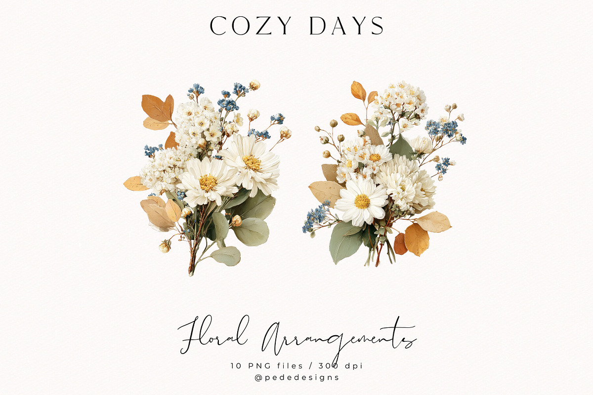 Cozy Days Collection, a Seasonal Illustration by PeDe Designs (Photo 17 of 31)