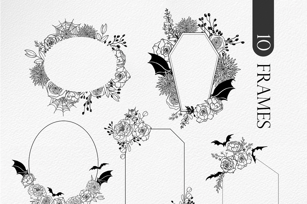 Beautiful HALLOWEEN SVG AI PNG, an Education Illustration by Beigetime (Photo 9 of 11)