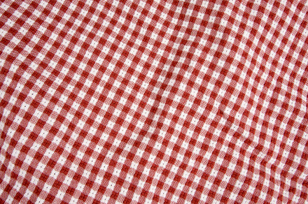 Red and white picnic blanket containing background, blanket, and checkered, an Abstract Photo by Andy Dean Photography