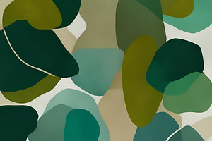 Graphic abstract round stone shapes, an Abstract Photo by ComfortQ