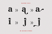 Baithe-Modern Retro Serif, a Serif Font by BOOSH Studio (Thumbnail 7 of 17)