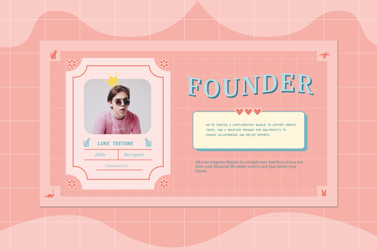 Catton Cute Pastel Powerpoint, a Presentation Template by Visualin.std (Photo 5 of 11)