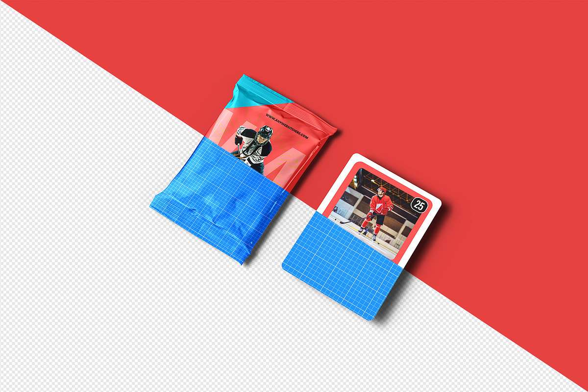 Trading Cards Mockup v.4 - 12 views, a Merchandise Mockup by Illusiongraphic (Photo 14 of 25)