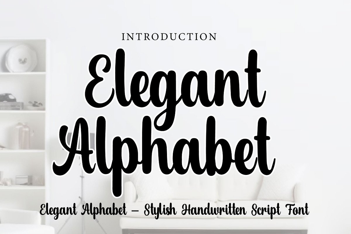 Elegant Alphabet, a Script Font by Wow Magic (Photo 1 of 3)