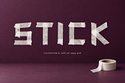Tape White Font, a Sans Serif Font by Handmadefont (Thumbnail 12 of 15)