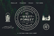 The West Forest [Intro Rate], a Sans Serif Font by Hustle Supply Co. (Thumbnail 1 of 7)