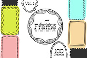 Hand Drawn Frame Vol 1, a Decorative Illustration by Tekuni (Thumbnail 1 of 14)
