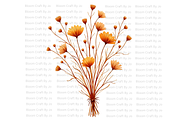 Rust Colored Wildflowers, a Decorative Illustration by Bloom Craft Creations (Thumbnail 1 of 10)