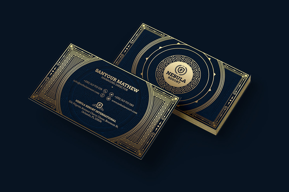 100 Modern Business Card Bundle, a Business Card Template by GraphicsEgg (Photo 56 of 102)