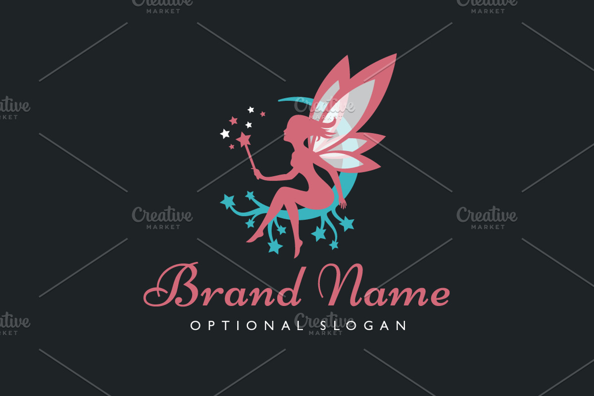 Magical Fairy Custom Logo, a Branding & Logo Template by ARTE MIGUEL (Photo 2 of 3)
