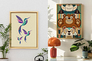 Modern Digital Wall Art Bundle, a Wallpaper Graphic by Helospace (Thumbnail 2 of 10)