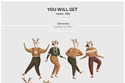 Christmas together, an Animal Illustration by Yeticrab (Thumbnail 11 of 13)