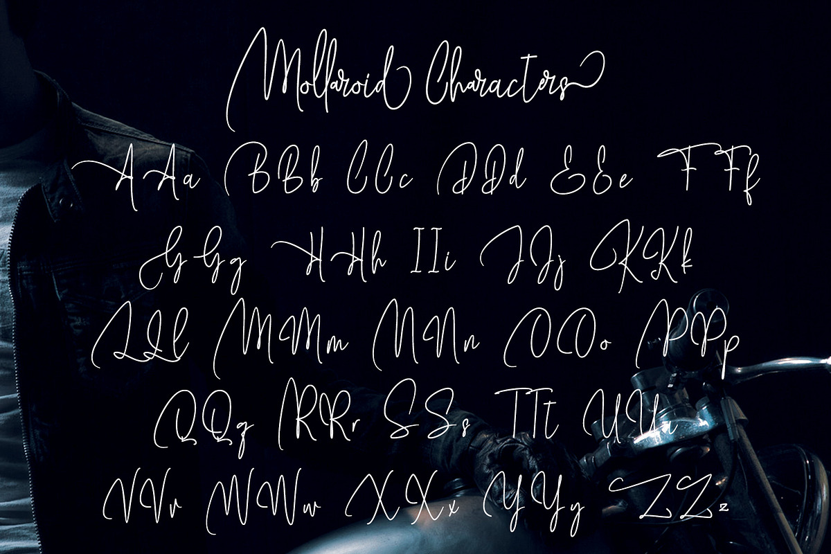 Mollaroid | Signature Font preview 5