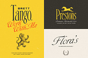 Merchande - Vintage Font Trio, a Font by Tom Chalky (Thumbnail 4 of 11)