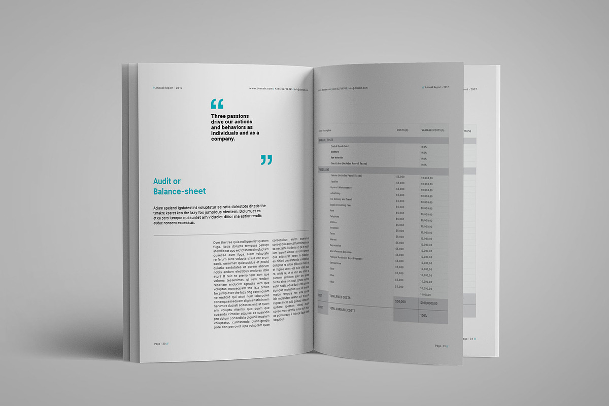 Annual Report Template, a Brochure Template by Elite_Standard (Photo 13 of 14)