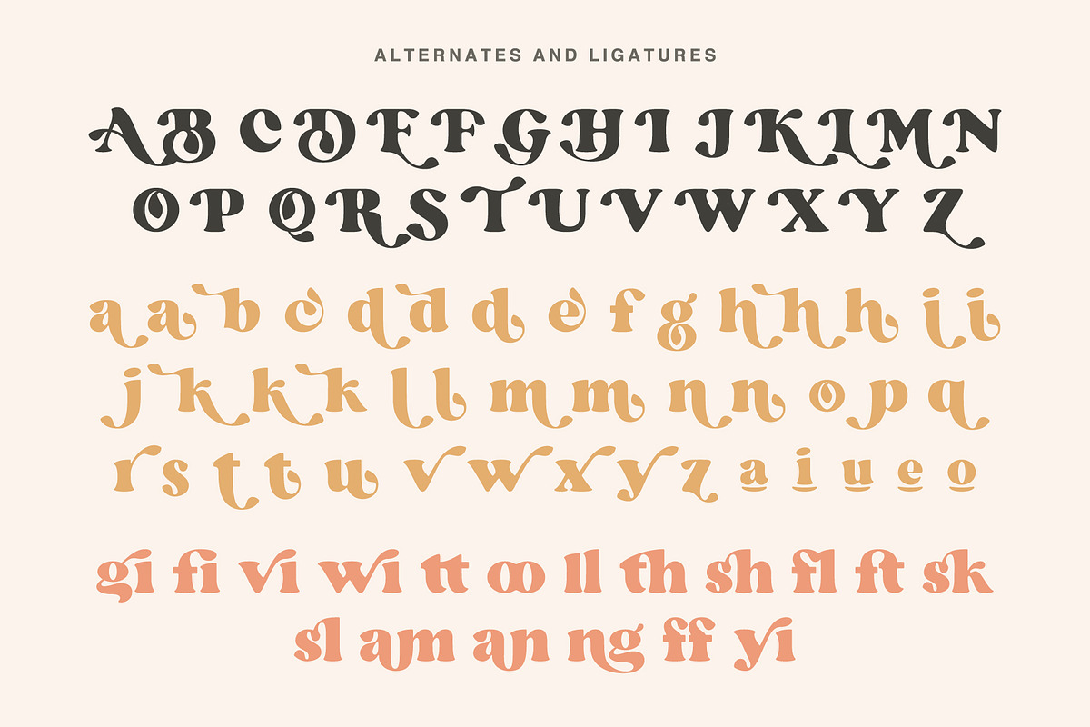 Snug - playful chubby serif font, a Serif Font by NendesKombet Studio (Photo 9 of 12)