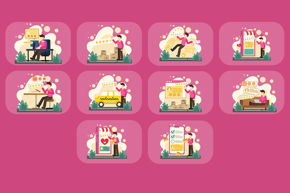Customer Service Illustration Pack, a Person Illustration by baii09 (Photo 4 of 4)