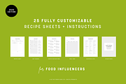 Food Influencer | Canva Templates, a Marketing Template by So The Theory Goes (Thumbnail 2 of 2)