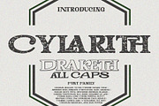 CYLARITH DRAKETH CAPS FONT FAMILY, a Serif Font by NDNL Studio (Thumbnail 1 of 14)