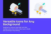 Medical Isometric Icons Set, a Duotone Icon by Vectors Market (Thumbnail 4 of 8)