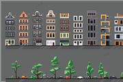 Flat city constructor: Amsterdam, an Object Graphic by Firsik (Thumbnail 2 of 2)