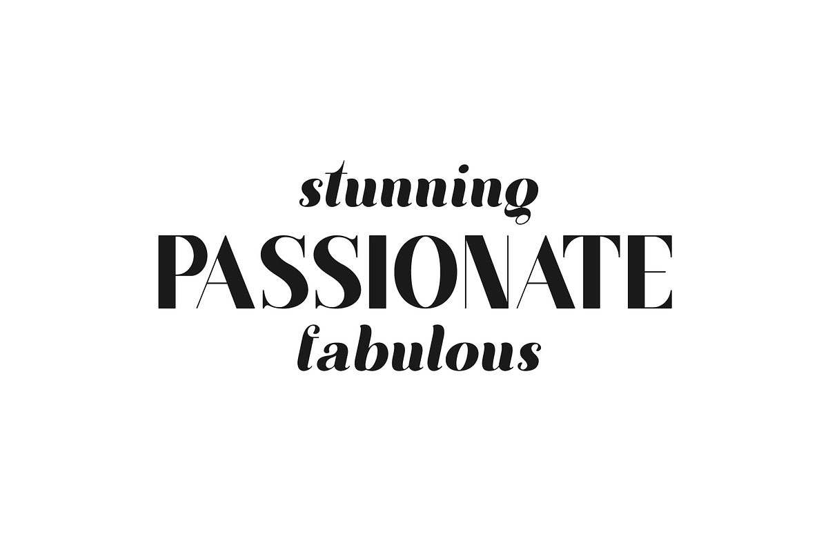 Gabrielle. Sans serif family preview 4