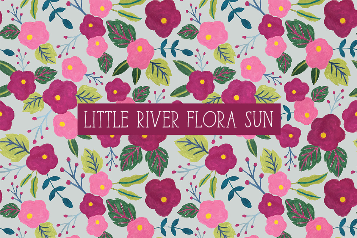 LITTLE RIVER FLORA Seamless Patterns, a Pattern Graphic by Dreaming with Isa (Photo 5 of 9)